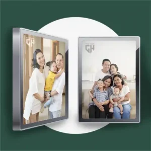 พิมพ์ภาพถ่าย พร้อมกรอบอลูมิเนียม ขนาด 50x50 ซม.