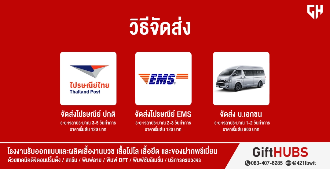 วิธีการจัดส่ง