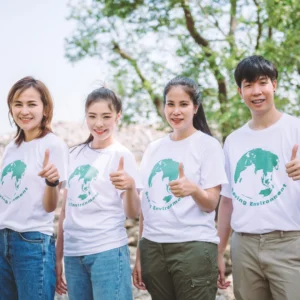 สกรีนเสื้อกิจกรรม สกรีนหน้า-หลัง GH401