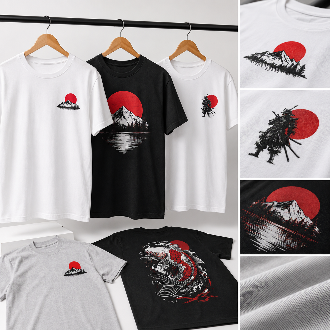 รีวิวงานสกรีนเสื้อ GiftHUBS ตัวอย่างตำแหน่งพิมพ์หน้าอกซ้าย หน้าอกขวา และลายด้านหน้าสำหรับเสื้อทีมและเสื้อกิจกรรม