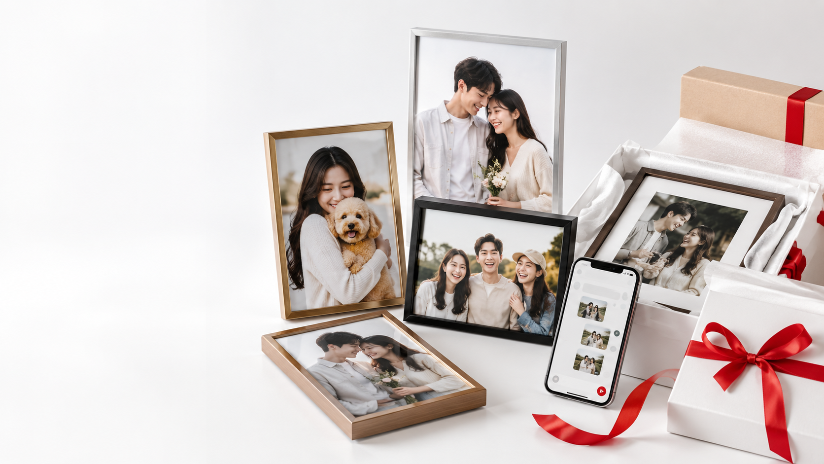 ส่งรูปทำกรอบรูปอลูมิเนียม GiftHUBS ให้ทีมงานช่วยประเมินราคาและแนะนำรูปแบบงานก่อนผลิตจริง