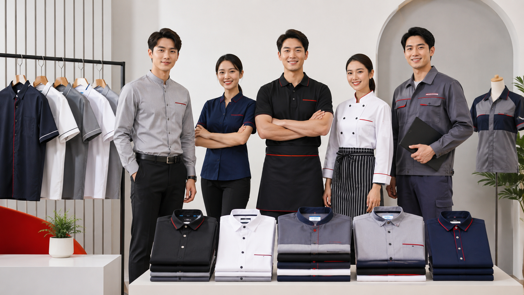 เสื้อพนักงาน GiftHUBS ช่วยให้แบรนด์ดูเป็นมืออาชีพ ทีมงานเป็นระเบียบ และจดจำง่าย
