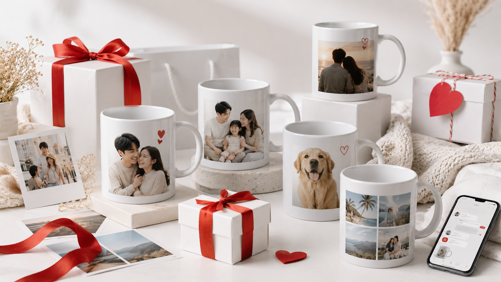 แก้ว Mug สีขาวสั่งทำ GiftHUBS ของขวัญที่ใช้งานได้จริง ใส่รูปภาพ ข้อความ และโลโก้ได้